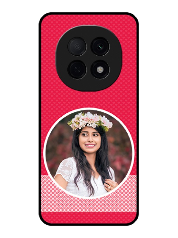 Custom Oppo F29 Pro 5G Custom Glass Phone Case - Pink Color Pattern Design