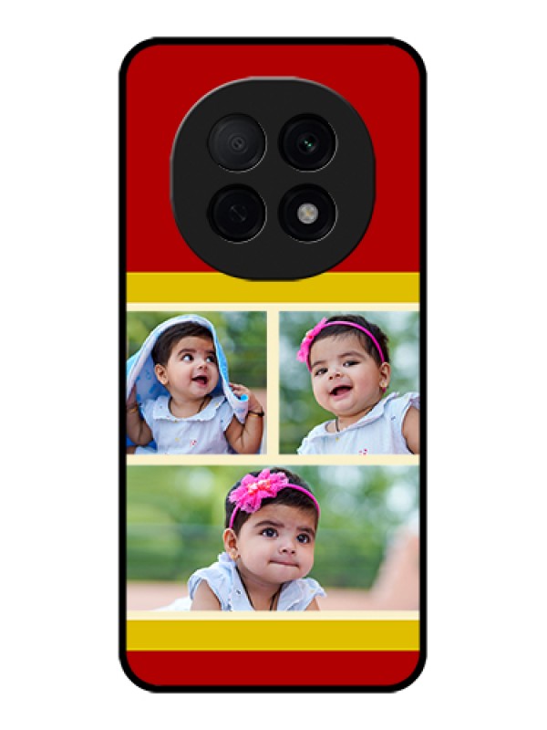 Custom Oppo F29 Pro 5G Custom Glass Phone Case - Multiple Pic Upload Design