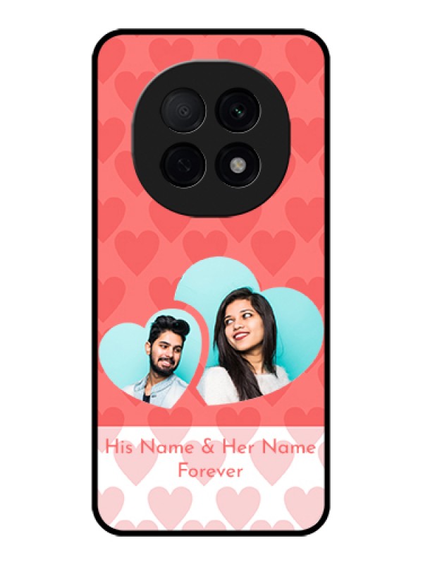 Custom Oppo F29 Pro 5G Custom Glass Phone Case - Couple Pic Upload Design
