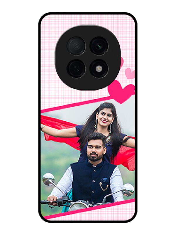 Custom Oppo F29 Pro 5G Custom Glass Phone Case - Love Shape Heart Design