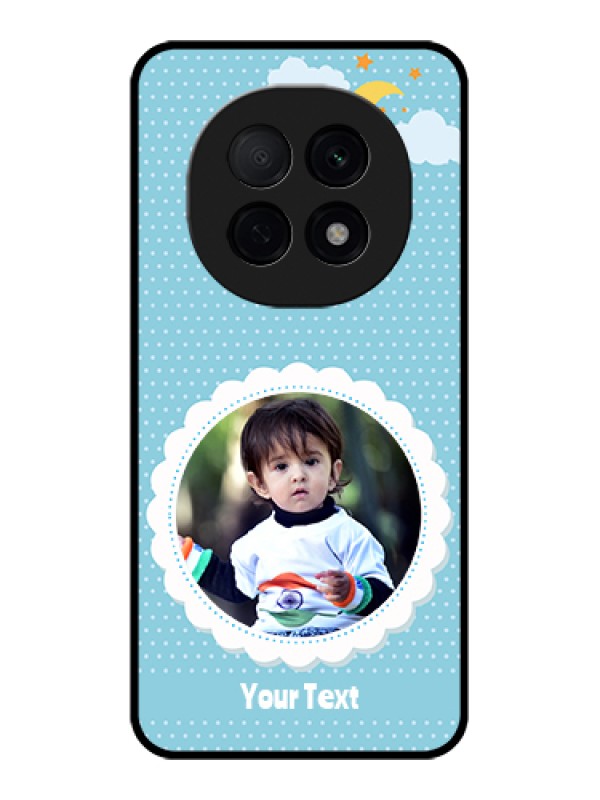 Custom Oppo F29 Pro 5G Custom Glass Phone Case - Violet Pattern Design