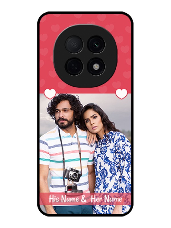 Custom Oppo F29 Pro 5G Custom Glass Phone Case - Simple Love Design