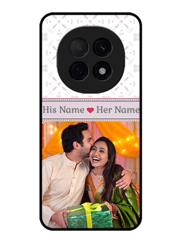 Custom Oppo F29 Pro 5G Custom Glass Phone Case - With Photo And Ethnic Design