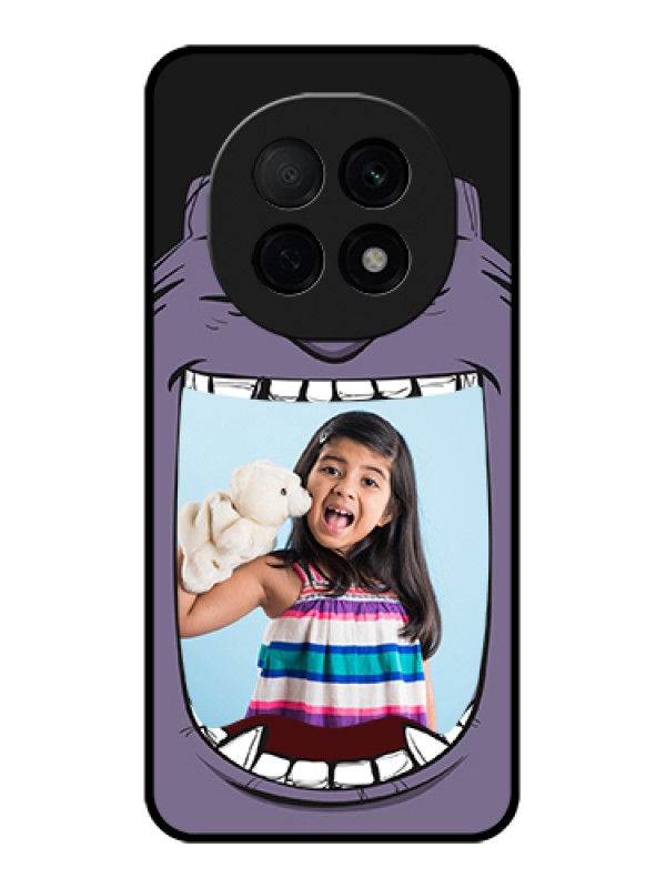 Custom Oppo F29 Pro 5G Custom Glass Phone Case - Angry Monster Design