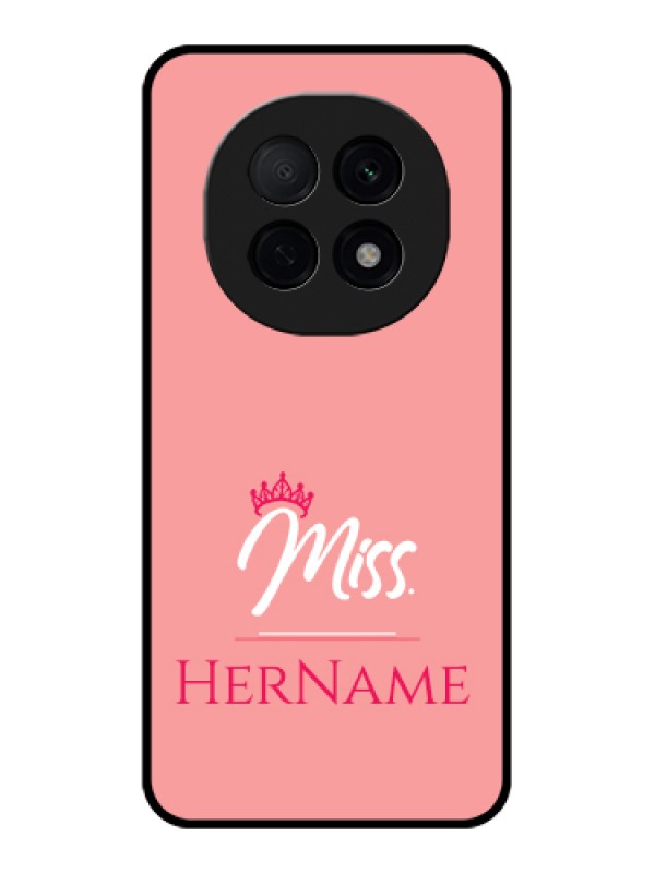 Custom Oppo F29 Pro 5G Custom Glass Phone Case - Mrs With Name Design