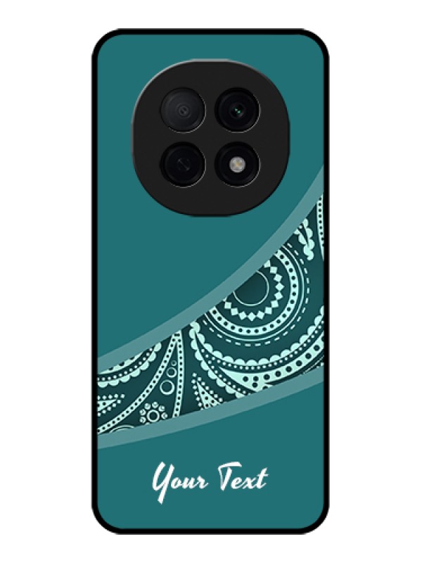Custom Oppo F29 Pro 5G Custom Glass Phone Case - Semi Visible Floral Design