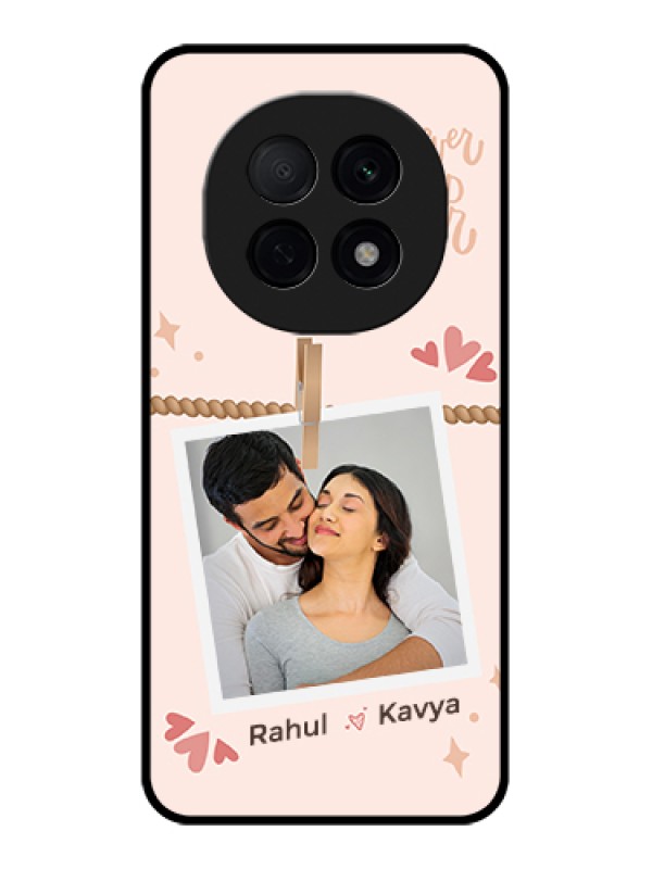 Custom Oppo F29 Pro 5G Custom Glass Phone Case - Forever And Ever Love Design