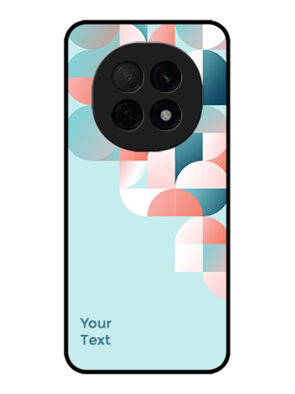 Custom Oppo F29 Pro 5G Custom Glass Phone Case - Stylish Semi - Circle Pattern Design