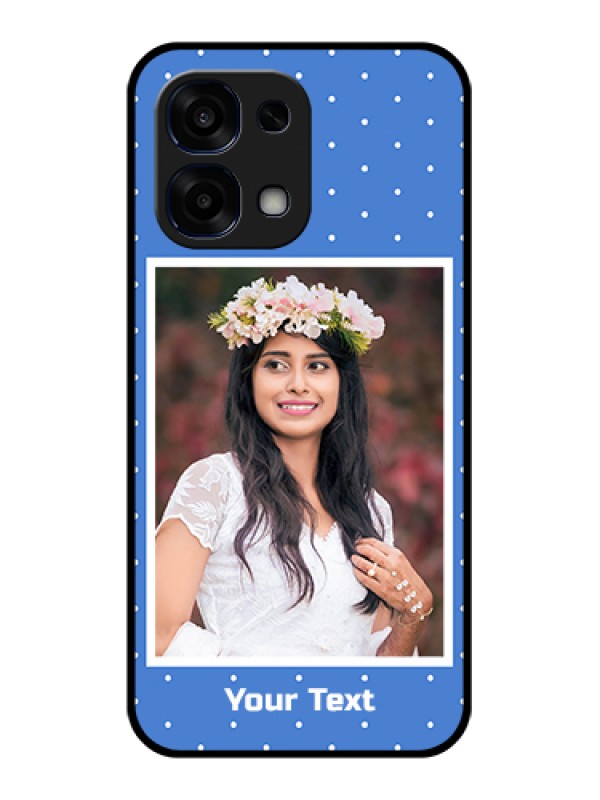 Custom Oppo F31 5G Custom Glass Phone Case - Polka Dots Design