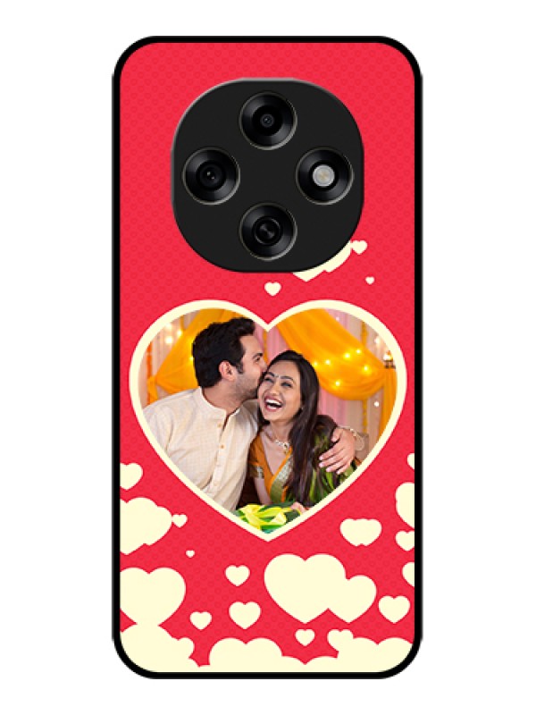 Custom Oppo F31 Pro 5G Custom Glass Phone Case - Love Symbols Phone Cover Design