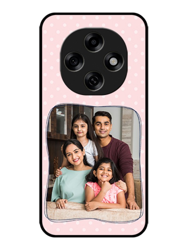 Custom Oppo F31 Pro 5G Custom Glass Phone Case - Family With Dots Design