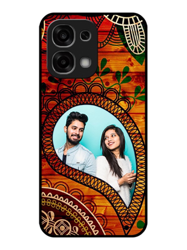 Custom Oppo F33 5G Custom Glass Phone Case - Abstract Colorful Design