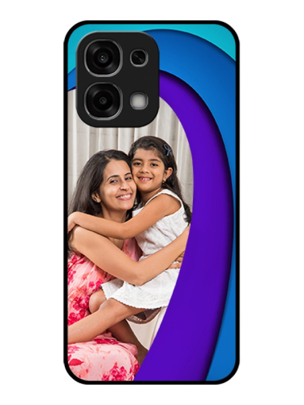 Custom Oppo F33 5G Custom Glass Phone Case - Simple Pattern Design