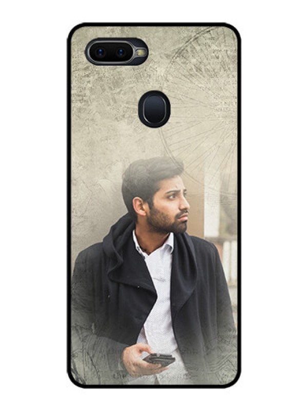 Custom Oppo F9 Pro Custom Glass Phone Case  - with vintage design