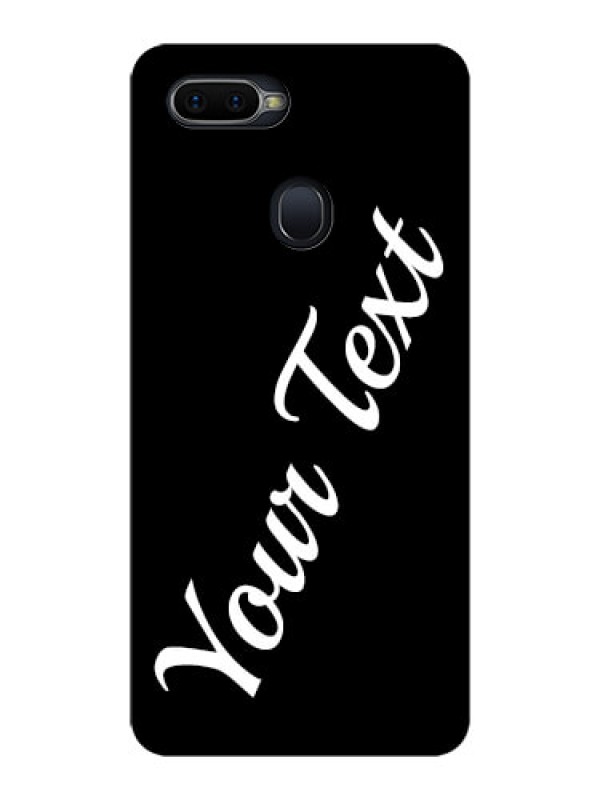 Custom Oppo F9 Custom Glass Mobile Cover with Your Name