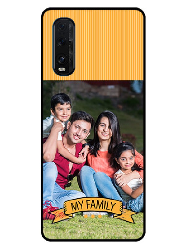 Custom Oppo Find X2 Custom Glass Phone Case  - My Family Design
