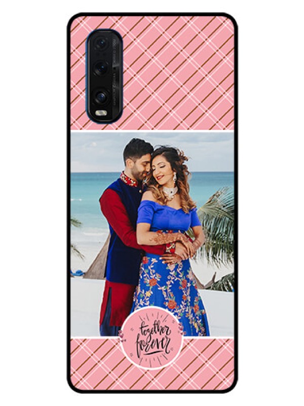 Custom Oppo Find X2 Personalized Glass Phone Case  - Together Forever Design