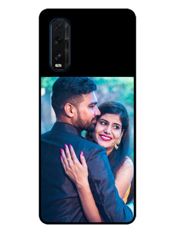 Custom Oppo Find X2 Custom Glass Phone Case - Upload Full Picture With Custom Color Design