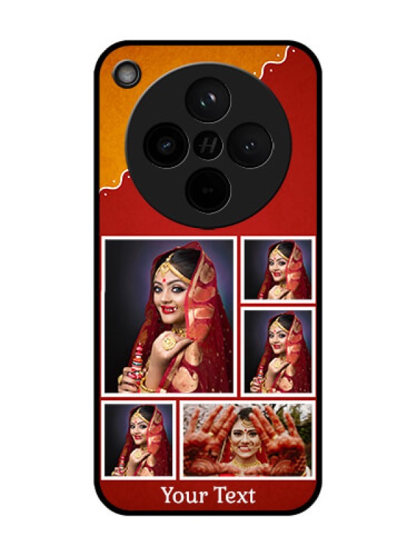 Custom Find X8 5G Custom Glass Phone Case - Wedding Pic Upload Design