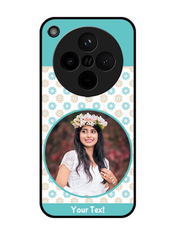 Custom Find X8 5G Custom Glass Phone Case - Beautiful Flowers Design