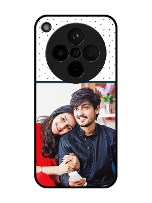 Custom Find X8 5G Custom Glass Phone Case - Premium Dot Design