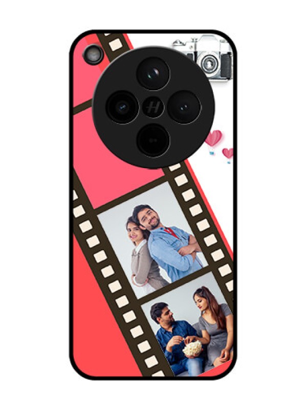 Custom Find X8 5G Custom Glass Phone Case - 3 Image Holder With Film Reel