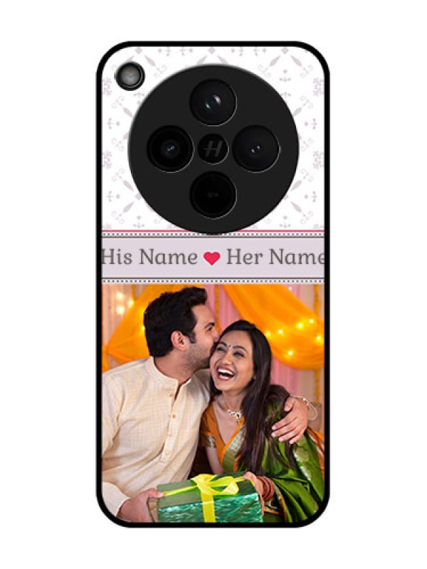 Custom Find X8 5G Custom Glass Phone Case - With Photo And Ethnic Design