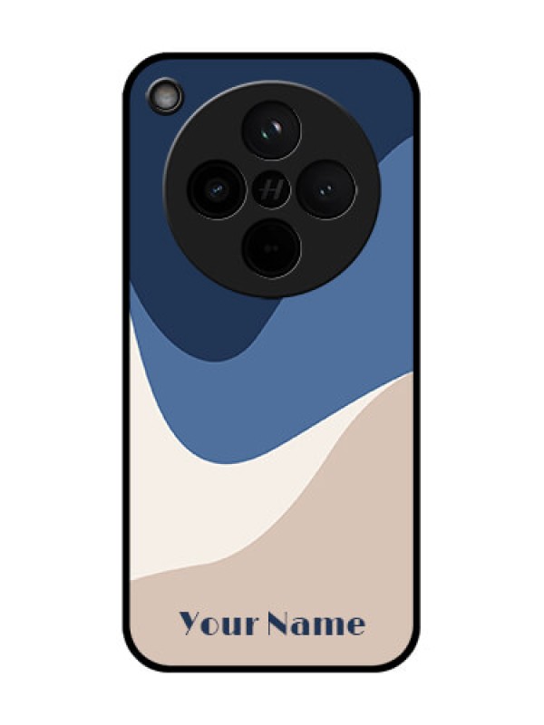 Custom Find X8 5G Custom Glass Phone Case - Abstract Drip Art Design