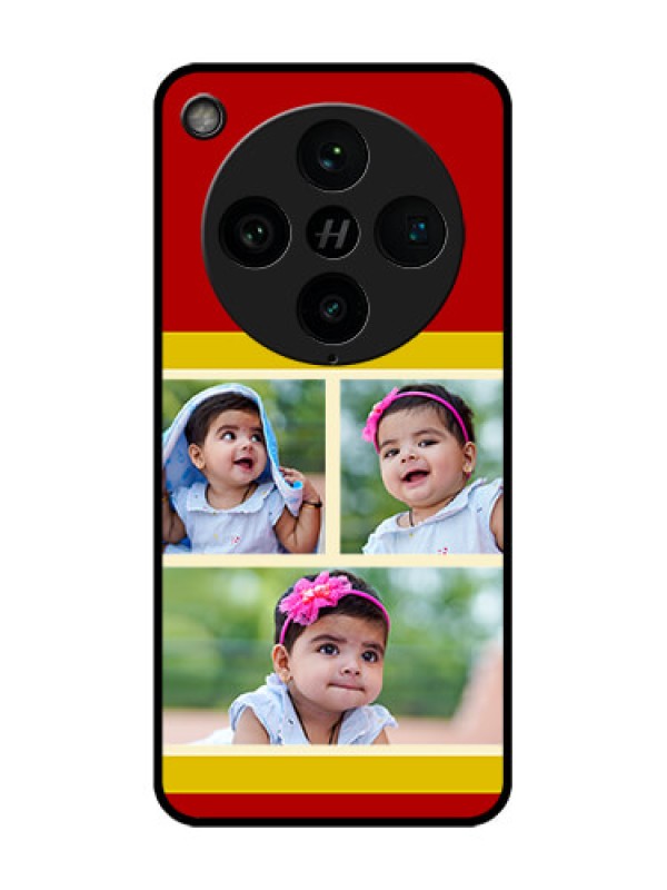 Custom Find X8 Pro 5G Custom Glass Phone Case - Multiple Pic Upload Design