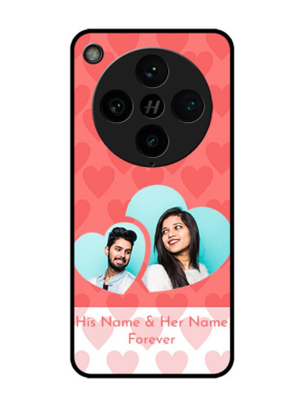 Custom Find X8 Pro 5G Custom Glass Phone Case - Couple Pic Upload Design