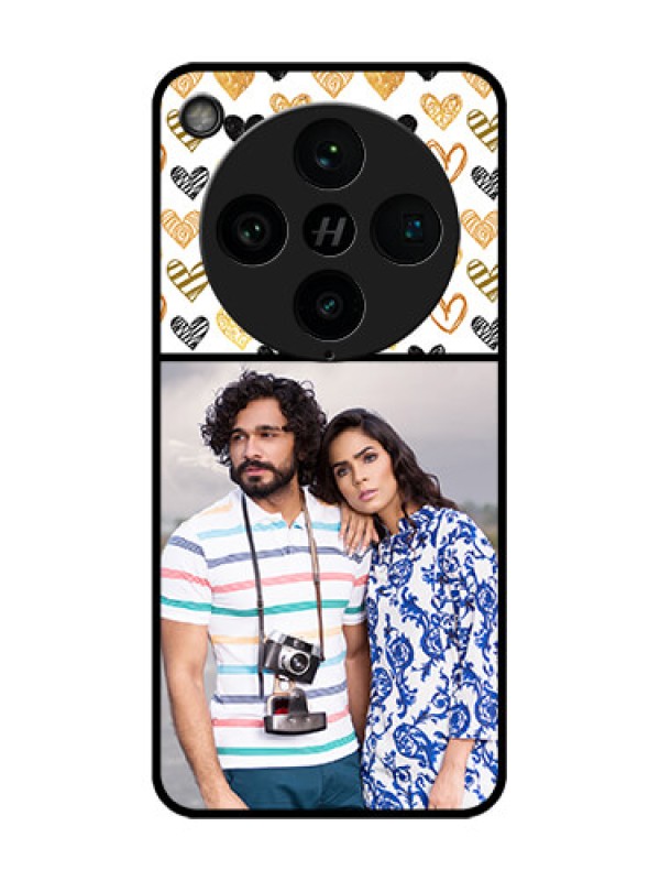 Custom Find X8 Pro 5G Custom Glass Phone Case - Love Symbol Design