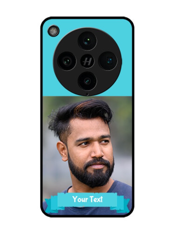 Custom Find X8 Pro 5G Custom Glass Phone Case - Blue Color Design