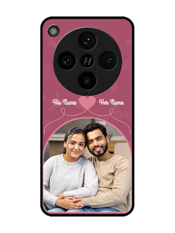 Custom Find X8 Pro 5G Custom Glass Phone Case - Love Floral Design