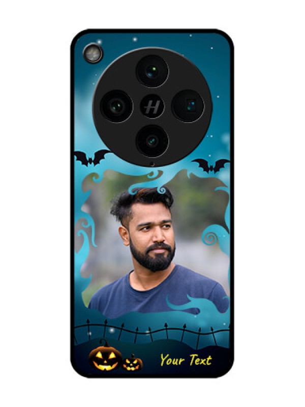 Custom Find X8 Pro 5G Custom Glass Phone Case - Halloween Frame Design