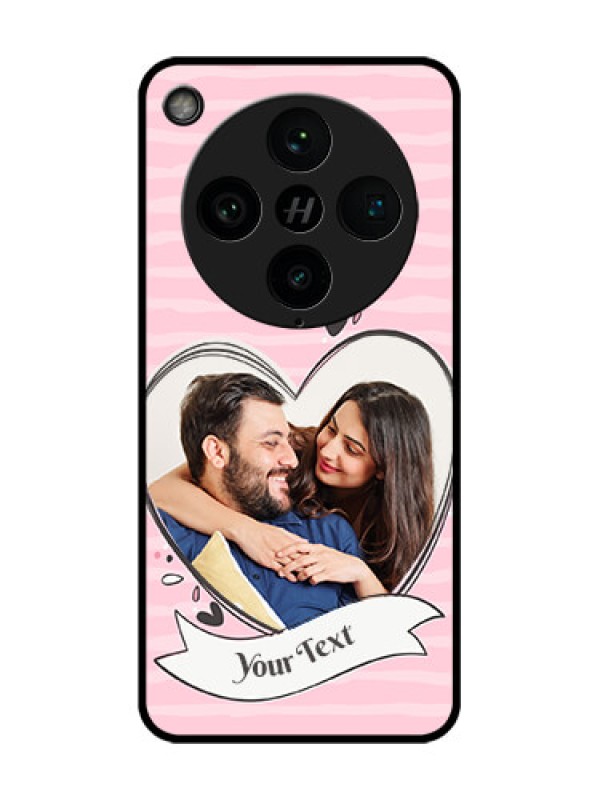 Custom Find X8 Pro 5G Custom Glass Phone Case - Vintage Heart Design