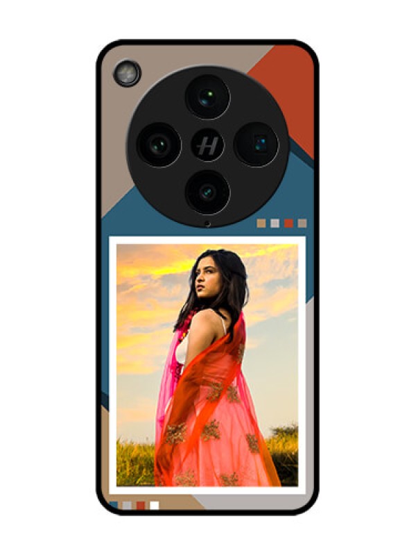 Custom Find X8 Pro 5G Custom Glass Phone Case - Retro Color Pallet Design