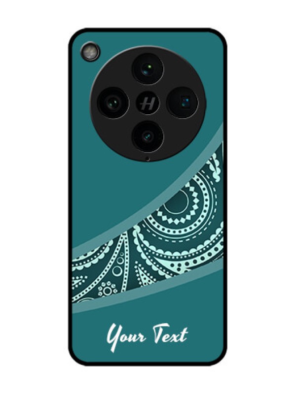 Custom Find X8 Pro 5G Custom Glass Phone Case - Semi Visible Floral Design