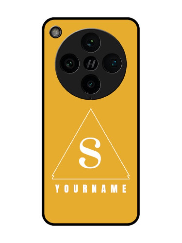 Custom Find X8 Pro 5G Custom Glass Phone Case - Simple Triangle Design