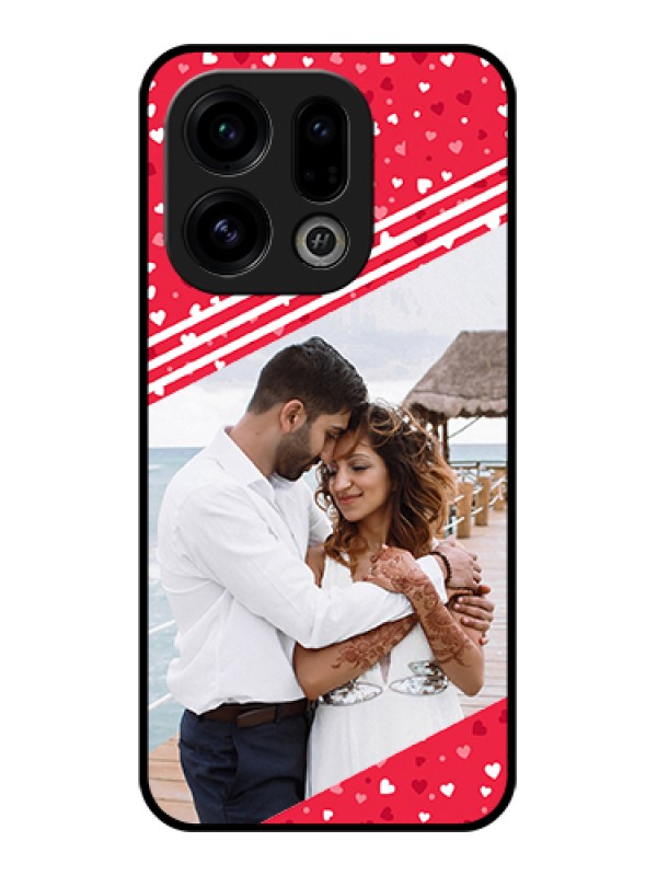 Custom Oppo Find X9 5G Custom Glass Phone Case - Valentines Gift Design