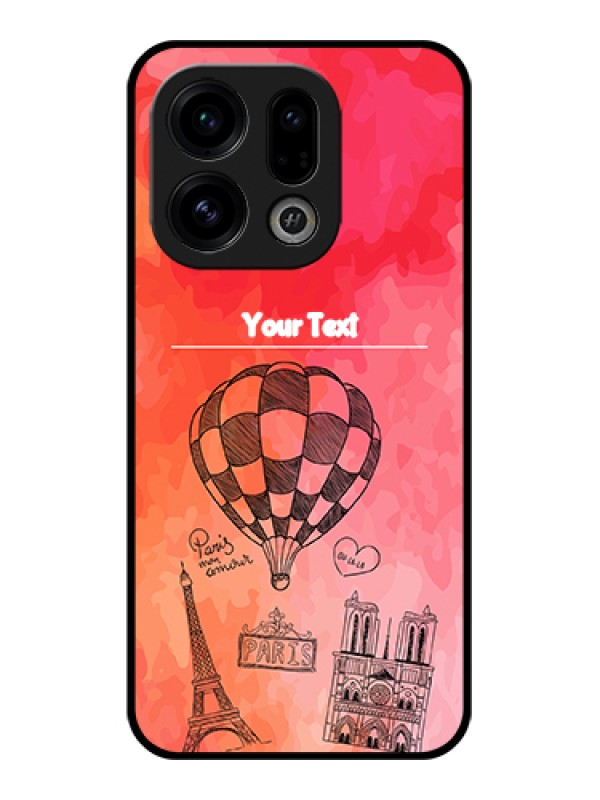 Custom Oppo Find X9 5G Custom Glass Phone Case - Paris Theme Design