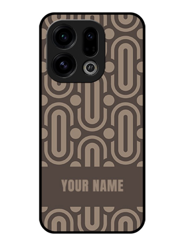 Custom Oppo Find X9 5G Custom Glass Phone Case - Captivating Zero Pattern Design