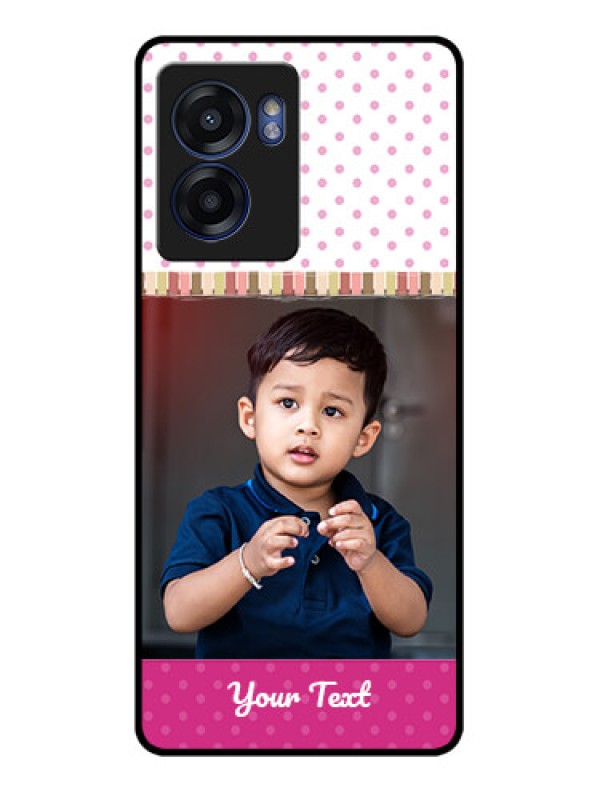 Custom Oppo K10 5G Photo Printing on Glass Case - Cute Girls Cover Design