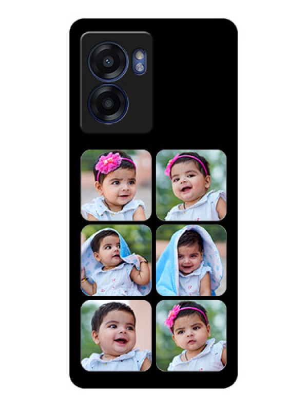 Custom Oppo K10 5G Photo Printing on Glass Case - Multiple Pictures Design