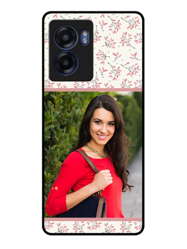 Custom Oppo K10 5G Custom Glass Phone Case - Premium Floral Design