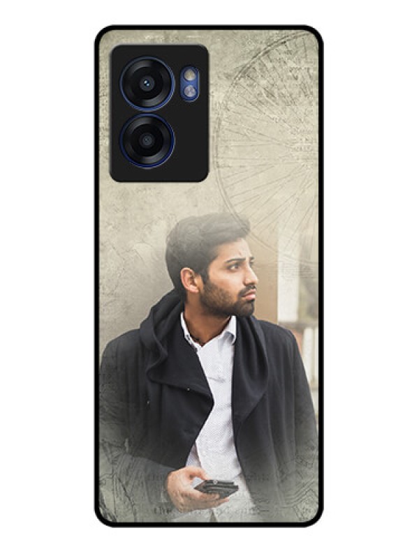 Custom Oppo K10 5G Custom Glass Phone Case - with vintage design