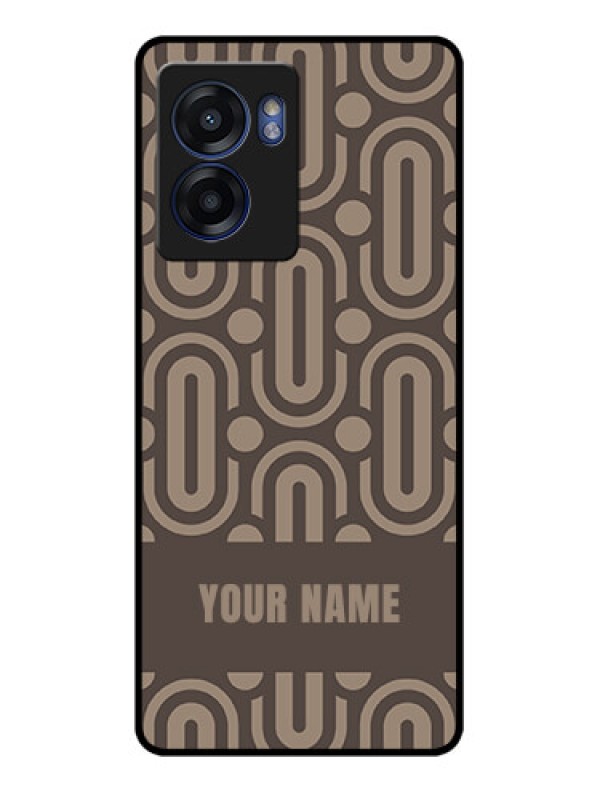 Custom Oppo K10 5G Custom Glass Phone Case - Captivating Zero Pattern Design