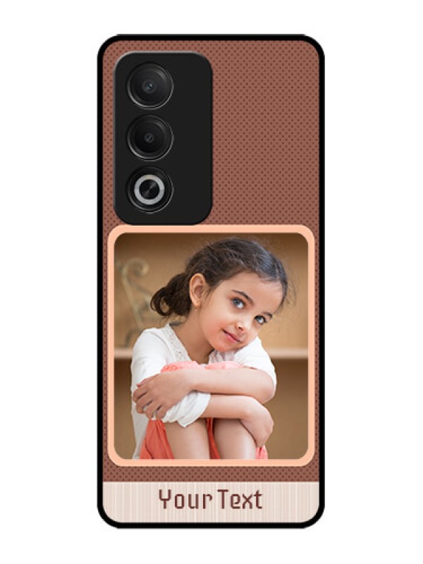 Custom Oppo K12x 5G Custom Glass Phone Case - Simple Pic Upload Design