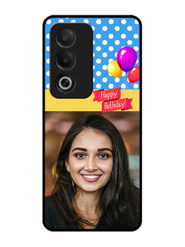 Custom Oppo K12x 5G Custom Glass Phone Case - Happy Birthday Design