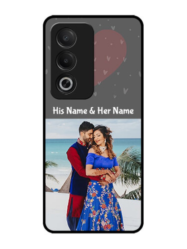 Custom Oppo K12x 5G Custom Glass Phone Case - Buy Love Design With Photo Online