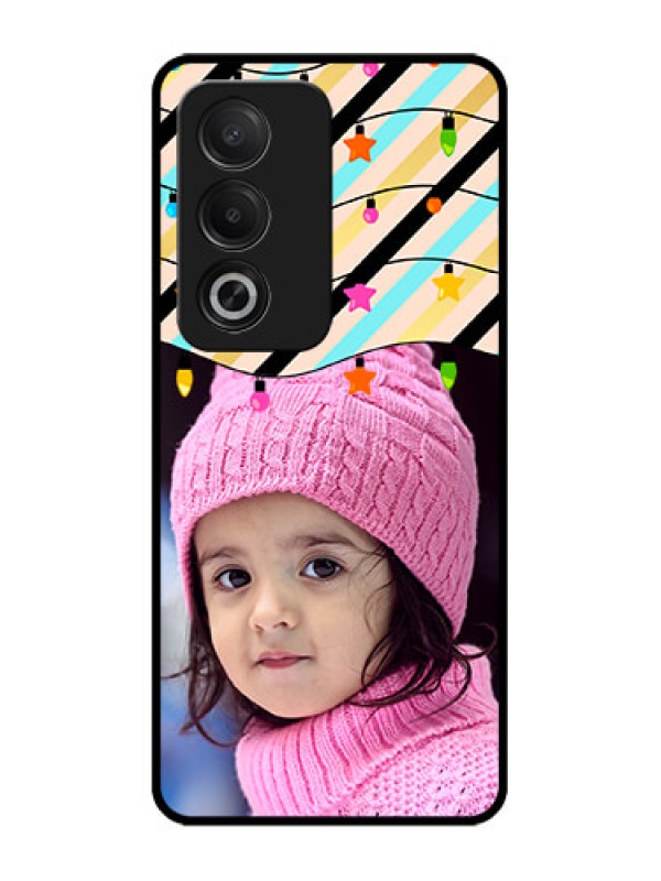 Custom Oppo K12x 5G Custom Glass Phone Case - Lights Hanging Design